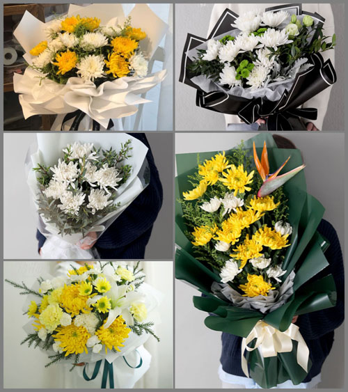 湖北孝感市安陆市洑水镇刘畈村白事花束代送